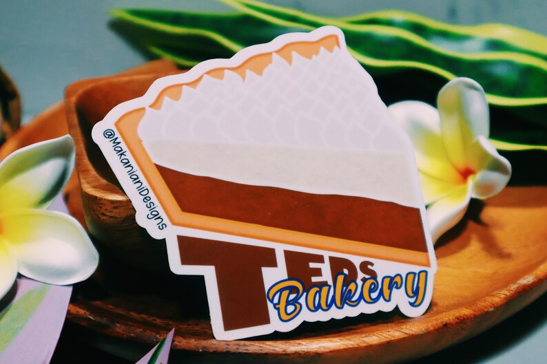 Chocolate Coconut Haupia Pie/ Ted's Bakery Pastries Cake Etsy