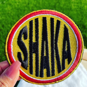 Shoyu Shaka Embroidered Iron-On Patch