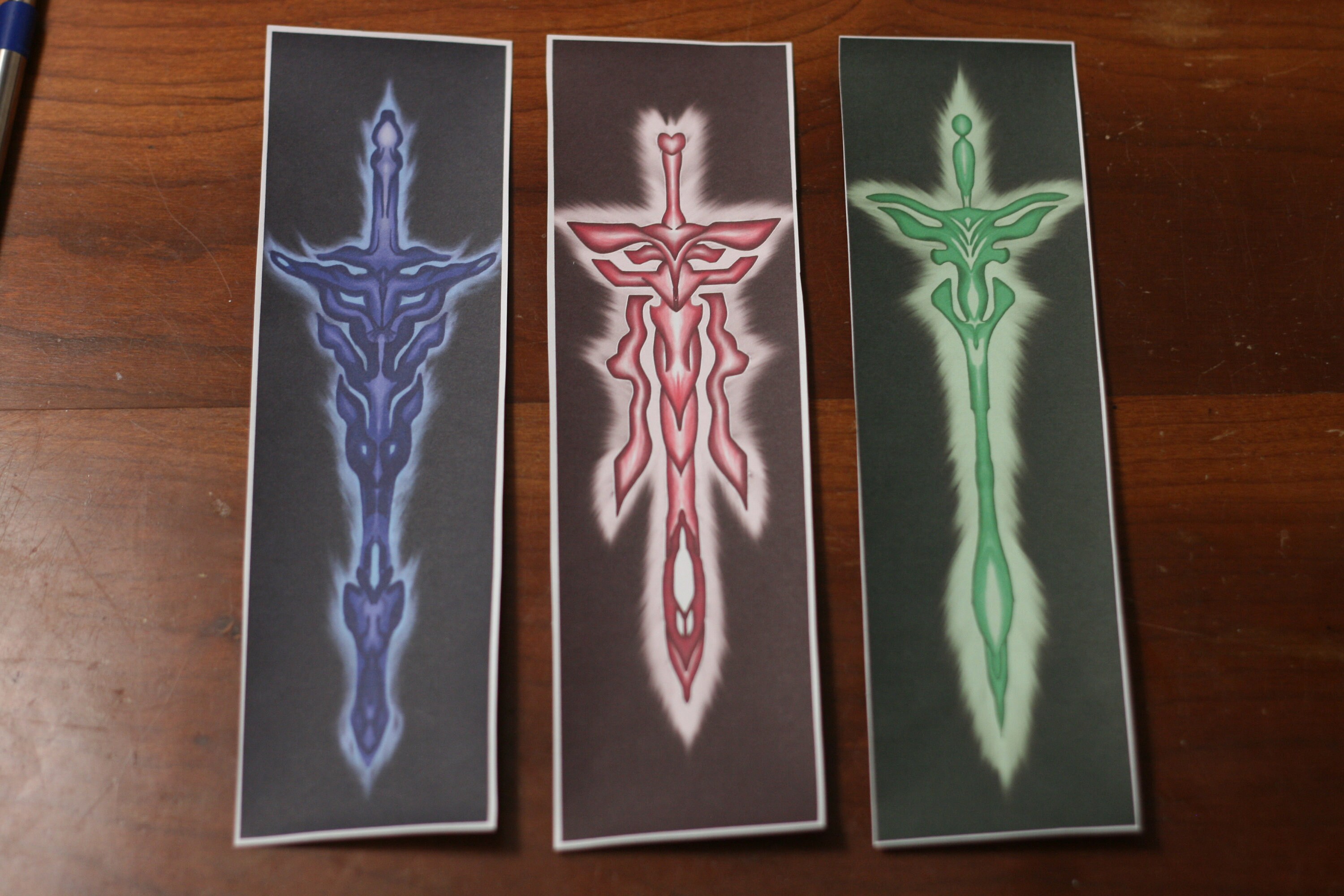 Bookmarks Sword Bookmarks Printable Download Fantasy | Etsy