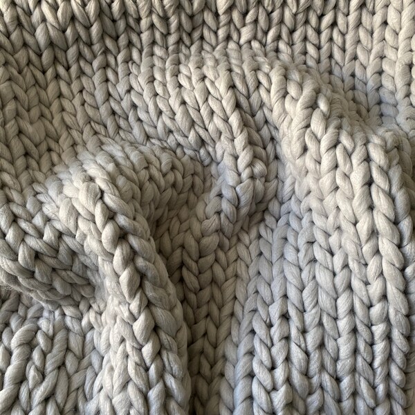 Arm Knit Blanket Etsy