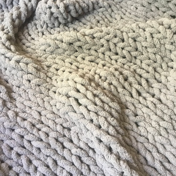 Chunky Knit Blanket Etsy Australia