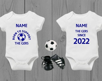 Personalised Baby Vest - Rangers