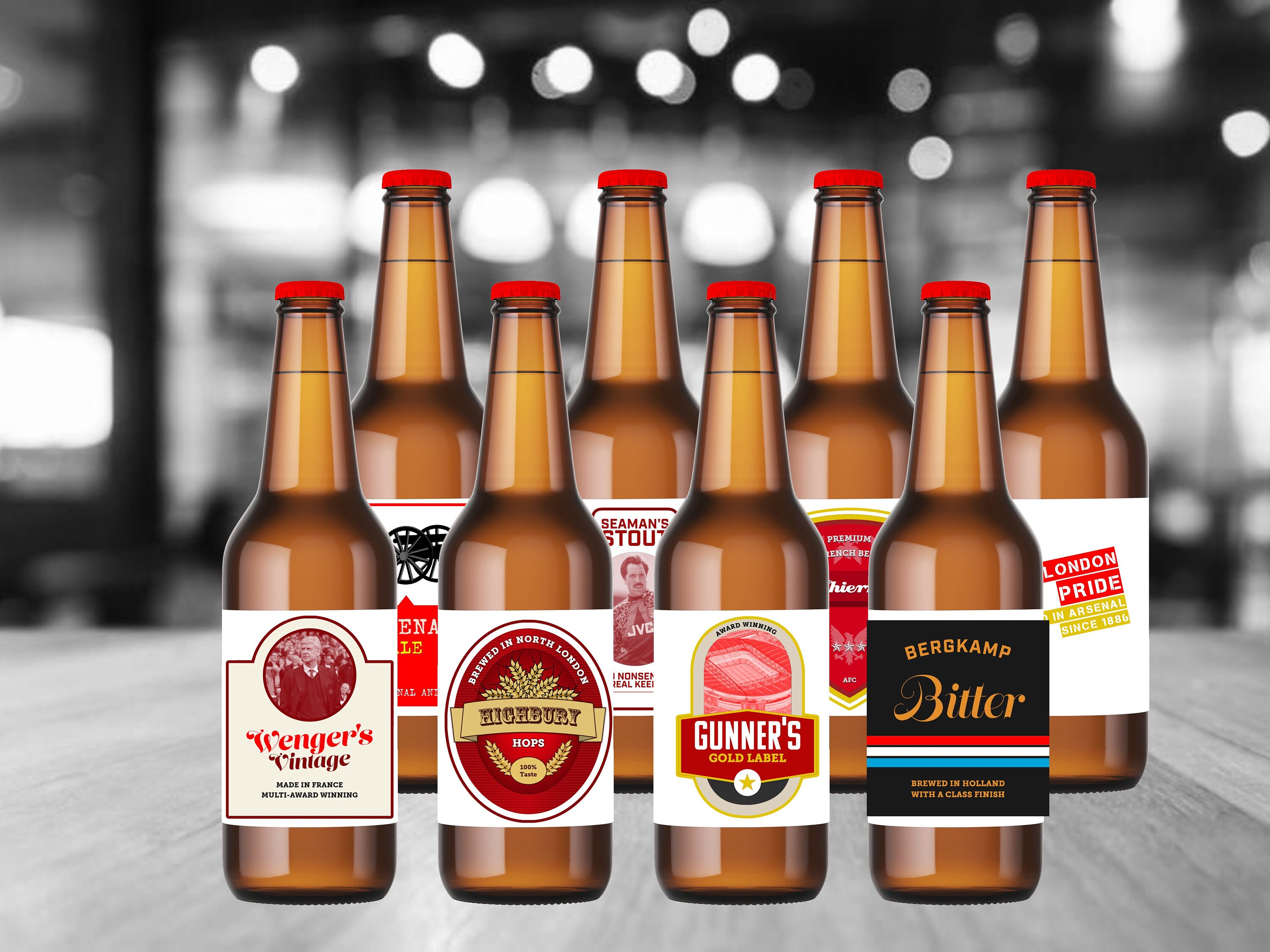 Arsenal Beer Bottle Labels Etsy Australia