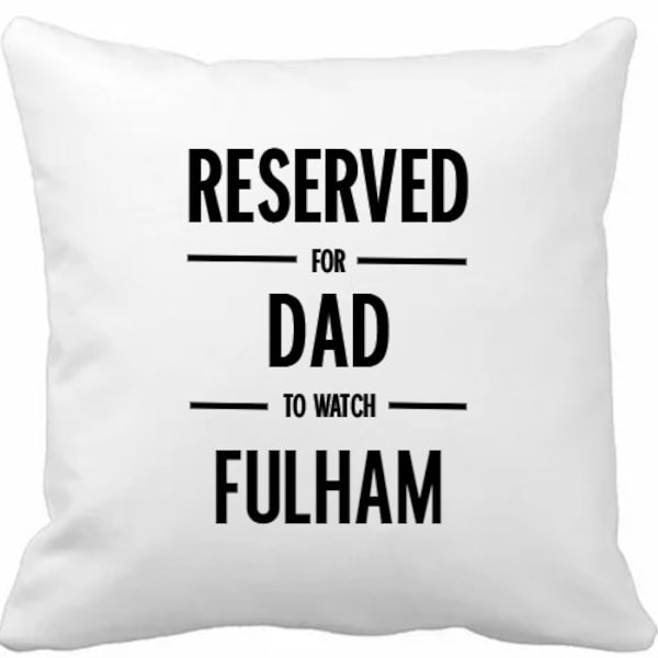 Fulham Personalised Cushion Cover