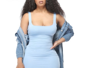 Bodycon Basic Essential Dress- Multiple Colors