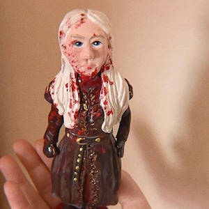 Rhaenyra Targaryen from House of the Dragon on HBO polymer clay sculpture/figurine