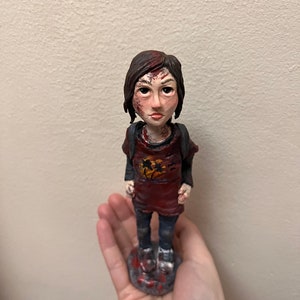 Ellie from The Last of Us polymer clay sculpture / figurine