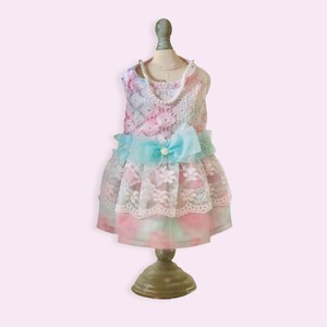 OOAK Handmade Lace Dress for Dogs Size S