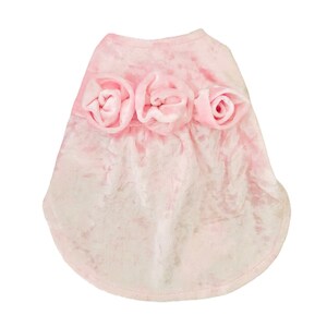 Exclusive Pink Velveteen Pet Dress for Dogs Size S & M