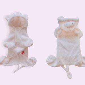OOAK Handmade Fleece Piggy Jumpsuit XS