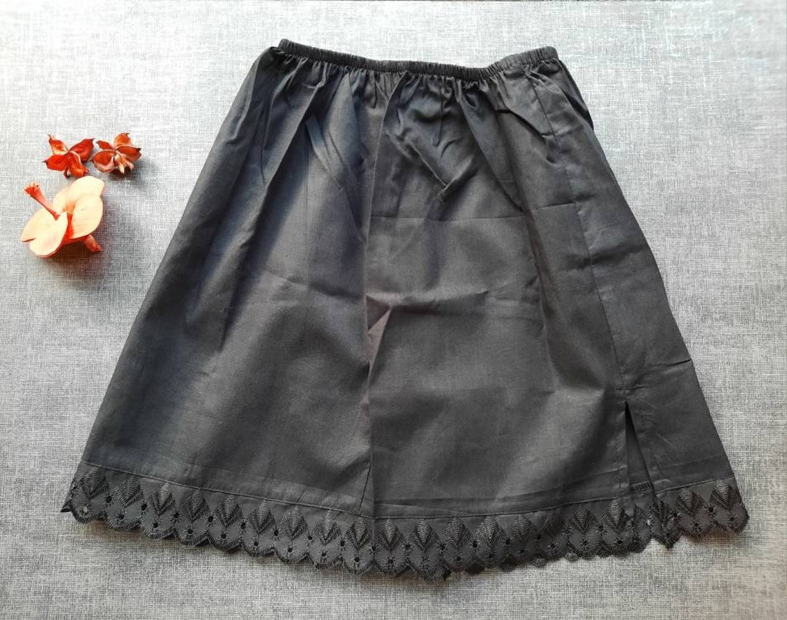 Black White Half Slips UK SIZE 420 Petticoats Pure Cotton Etsy UK