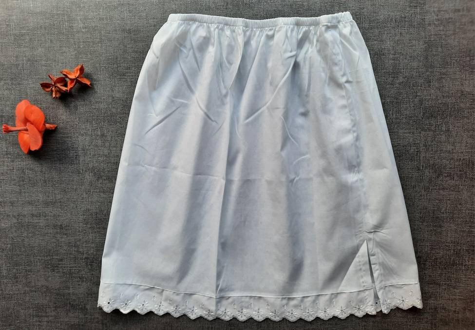 Black White Half Slips UK SIZE 4-20 Petticoats Pure Cotton - Etsy UK