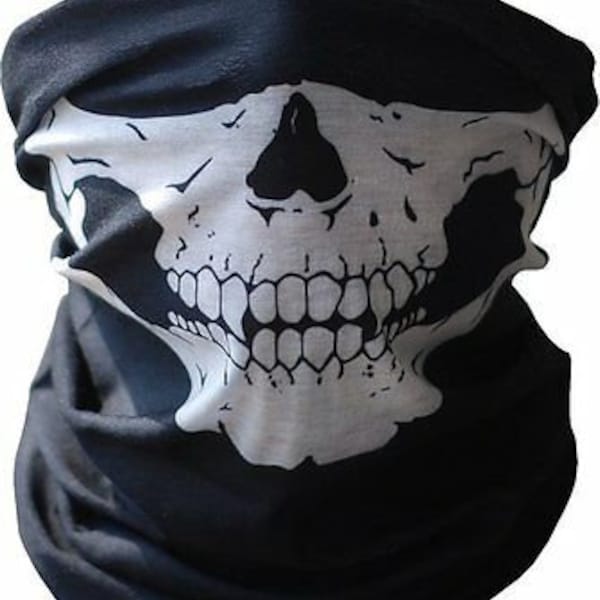 Skull Face Tubes Face Shield Face Mask Fishing Headwear Neck Tube Scarf Balaclava Bandana Gaiter Shields Anti Dust