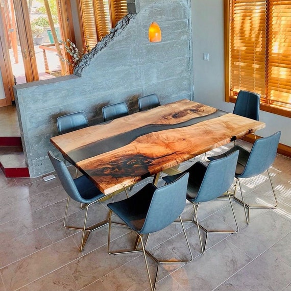 72 x 21 Epoxy Wooden Table Top / Epoxy Resin Table Top / Home Decor