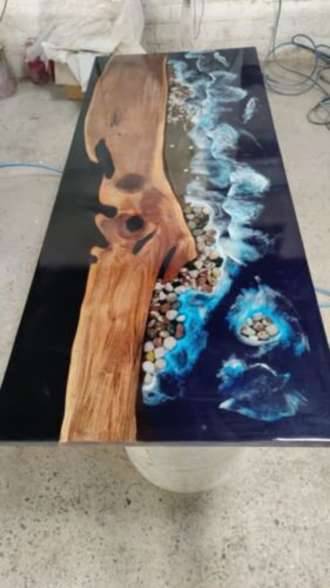 Live Edge Table Live Edge Epoxy Table Live Edge Wood Epoxy Etsy