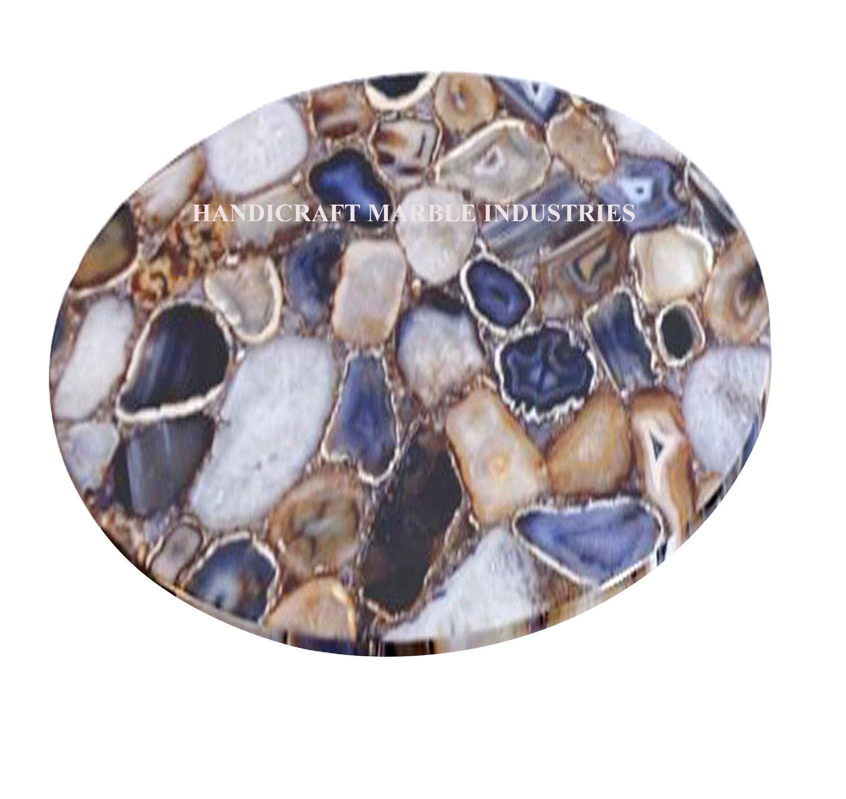 12 Agate Table Top Round Coffee Table Center Table Etsy