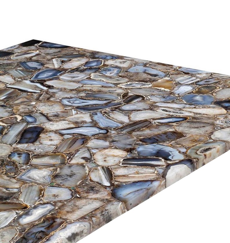 48x24 Mix Multi Colour Agate Table Top Rectangular Etsy
