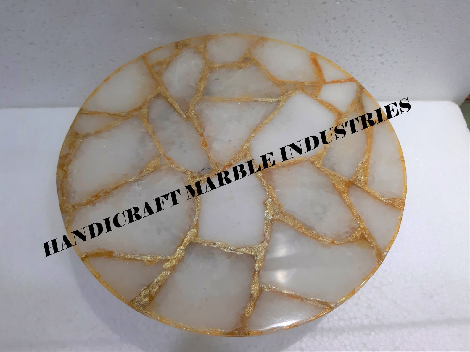 White Quartz Side Table White Quartz Table Top White Quartz Etsy