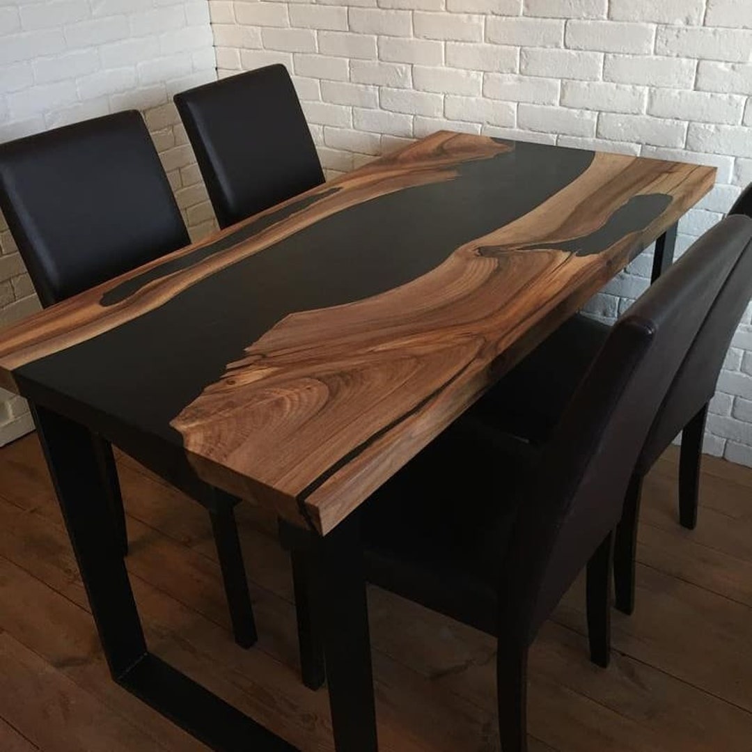 Epoxy Table Epoxy Wood Dining Table Epoxy Resin River Table Etsy