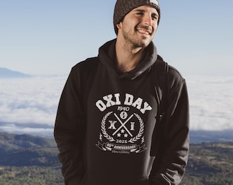 OXI DAY, Greece's 85th Anniversary, Greek Italian Hoodie