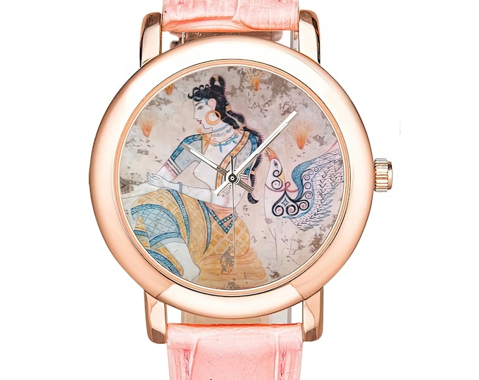 Santorini, Saffron Goddess Watch.