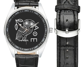 The Athenian Owl Watch, Sacred to Athena, Greek goddess of wisdom and war