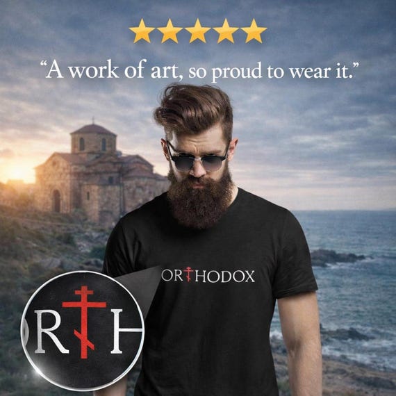 Orthodox Cross Defender of the Faith T-Shirt – 100% Cotton