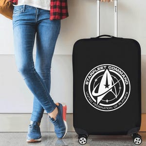 Valise/housse de bagage Star Trek, protection de sac à main de voyage, cadeau pour science-fiction, fan de science-fiction.