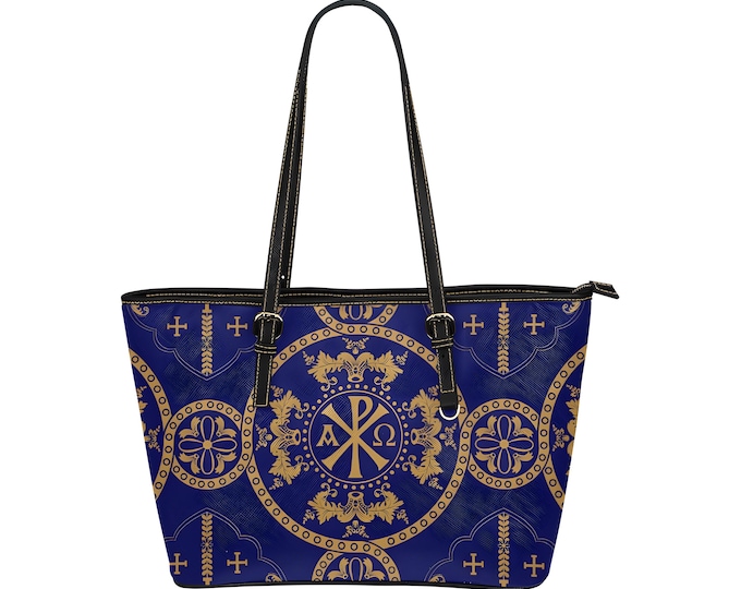 Leather Orthodox Alpha and Omega Bag