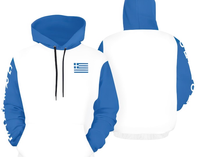 Greece Hoodie with Greek Flag