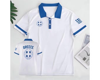 Greece Coat of Arms Polo Shirt.