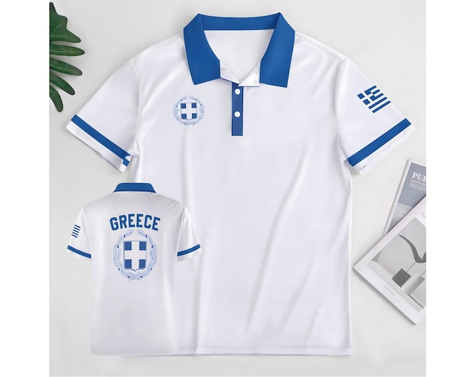 Greece Coat of Arms Polo Shirt.