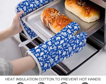 Ancient Greece Oven Mitt & Pot Holder Set