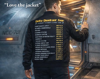Star Trek Voyager's Delta Quadrant Tour Jacket.