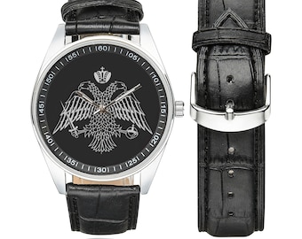 Orthodox Christian Byzantine Empire Eagle Watch, Unisex.