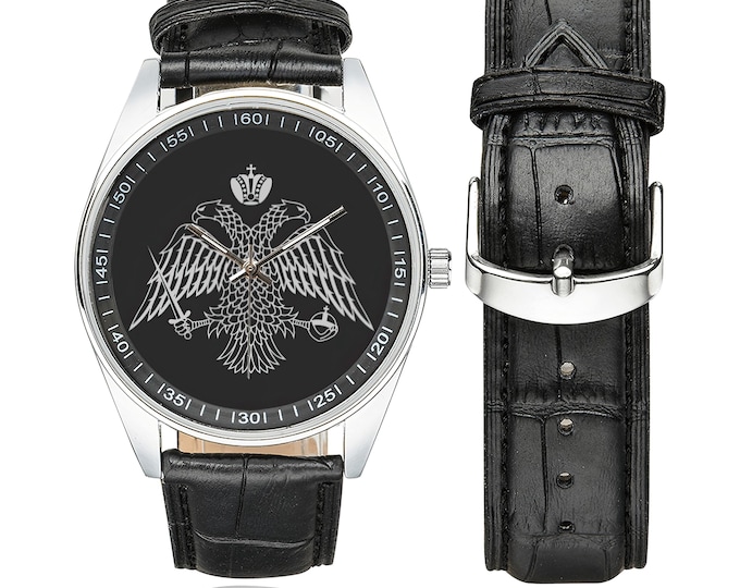 Orthodox Christian Byzantine Empire Eagle Watch, Unisex.