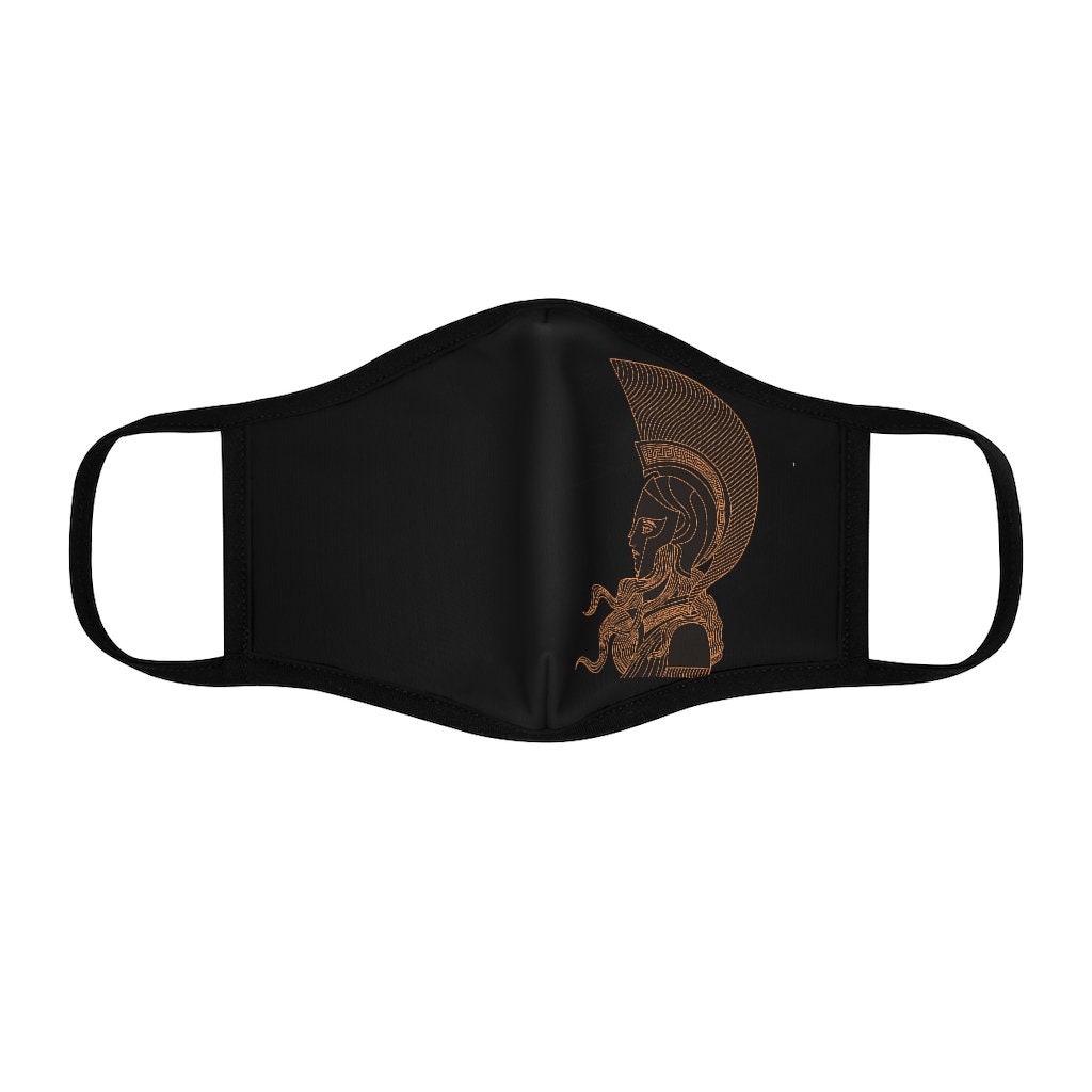 Athena Goddess of War Fabric Face Mask Etsy