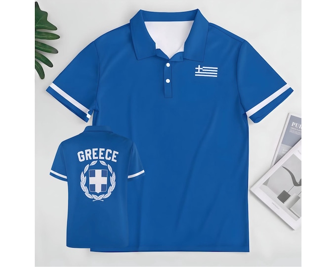 Greece Coat of Arms Polo Shirt.