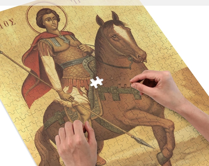 Saint George Orthodox icon 500-piece Jigsaw Puzzle