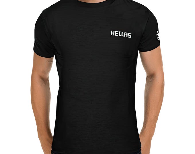 Greek HELLAS,  T-Shirt with Greek Flag