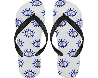 Evil Eye of Protection Flip Flops Flip Flops