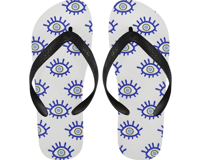 Evil Eye of Protection Flip Flops Flip Flops