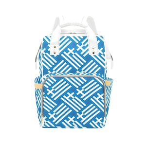 Greek Flag Multi-Function Backpack