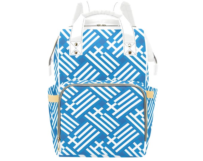 Greek Flag Multi-Function Backpack