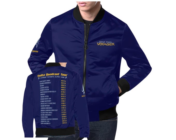 Star Trek Voyager's Delta Quadrant Tour Jacket.