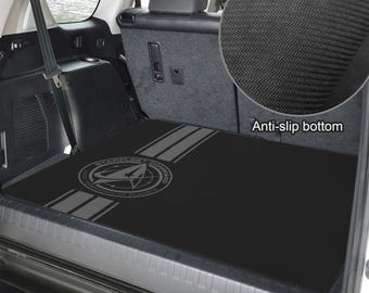 Star Trek Starfleet Command Car Trunk Mat, Cargo Liner for SUV Sedan Hatchback, Non-Slip Trunk Floor Protector.
