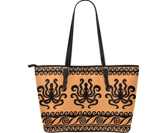 Leather Minoan Octopus Bag