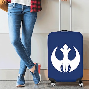 スターウォーズ ジェダイ・オーダー、反乱同盟軍スーツケース/荷物カバー、旅行用機内持ち込み手荷物保護、SF、サイエンスフィクションファンへのギフト。