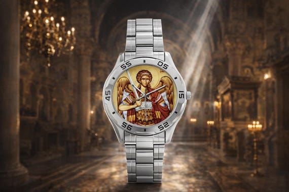 Saint Michael Icon Watch.