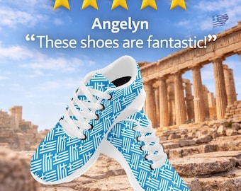 Greek Flag Women’s Running & Casual Shoes.